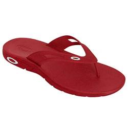 Oakley Herren Ellipse Flip Sandalen - High Risk Rot - UK 7.5 von Oakley