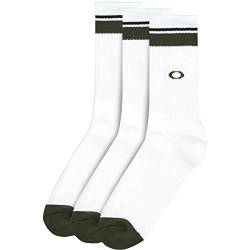 Oakley Herren Pcs Essential SOCKEN (3 STÜCK), Weiß, Large von Oakley