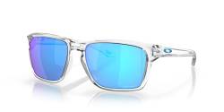 Oakley Herren Sylas Sonnenbrille, Polished Clear/PRIZM Sapphire, Einheitsgröße von Oakley