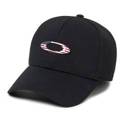 Oakley Mens Herren Tincan Cap Mütze, Black/American Flag, L-XL von Oakley