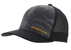 Oakley Unisex Trucker Cap Verschluss, Grey Brush Camo, S/M von Oakley