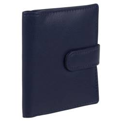 Oakridge Leather Unisex RFID-geschütztes Kreditkartenetui, navy, Einheitsgröße, Casual von Oakridge Leather