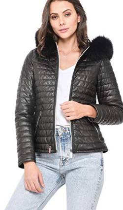 Oakwood Damen Happy 1 Luxe Jacke, Schwarz (Noir 0501), X-Large von Oakwood