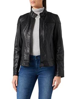 Oakwood Damen Lederjacke 60968, Gr. 36 (Herstellergröße: M), Schwarz von Oakwood