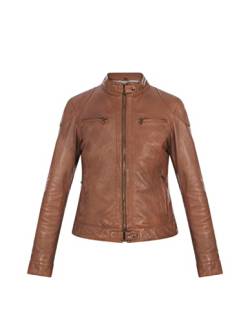 Oakwood Damen Lina 6 Blouson, Cognac, 48 von Oakwood