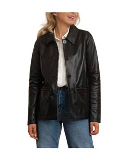 Oakwood Damen Nancy Jacke, Schwarz, 48 von Oakwood