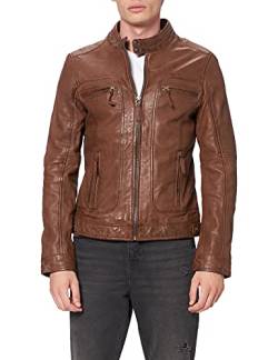 Oakwood Herren Lederjacke 60901, Marrone (Marron (Cognac)), S von Oakwood