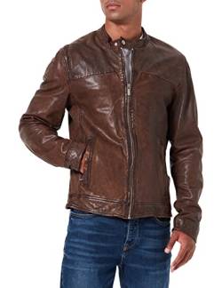 Oakwood Herren Lederjacke Echtleder 60901, Gr. Large (Herstellergröße: L), Braun (Marron) von Oakwood