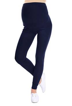 Oasi Mija Gute Qualität Umstandsleggings für Schwangere Lange Leggings/Hose 3085 (L, Marine) von Oasi