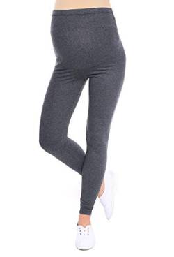 Oasi Mija Gute Qualität Umstandsleggings für Schwangere Lange Leggings/Hose 3085 (XXL, Graphit) von Oasi