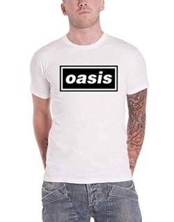 Oasis Unisex Oasts01mw04 T-Shirt, weiß, L von Oasis