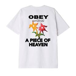 Obey A Piece of Heaven T-Shirt Herren, weiß, XL von Obey