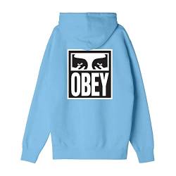 Obey Eyes Icon 2 Hoodie Herren Kapuzepullover Sky Blue XL von Obey