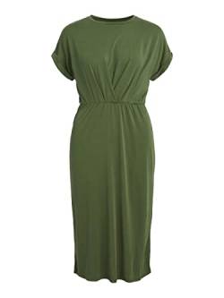 Object Damen Objannie New S/S Dress Noos Kleid, Vineyard Green, XS EU von Object