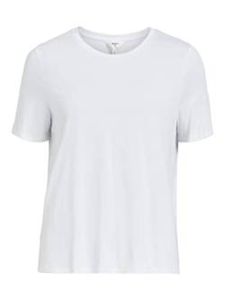 Object Damen Objannie S/S Noos T-Shirt, Weiß, XS EU von Object