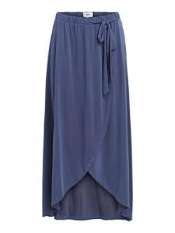 Object Damen Objannie Skirt Noos Maxirock, Blue Indigo, XS EU von Object
