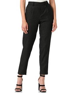 Object Damen Objlisa Slim Pant AOP Noos Hose, Black 2, 38 EU von Object