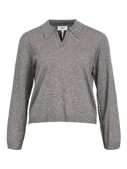 Objthess L/S V-Neck Knit Polo Noos von Object