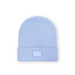 Oblack Mütze Herren Winter | Blue Sky Camo Damen Beanie Warme | Blau Wintermütze Strickmütze | Dehnbare Weiche Wollmütze mit Bündchen | Weich & Stretchy Atmungsaktiv Unisex Mütze von Oblack