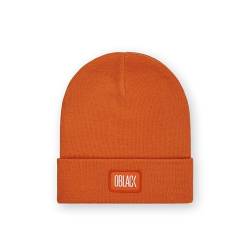 Oblack Mütze Herren Winter | Orange Damen Beanie Warme | Wintermütze Strickmütze | Dehnbare Weiche Wollmütze mit Bündchen | Weich & Stretchy Atmungsaktiv Unisex Mütze von Oblack