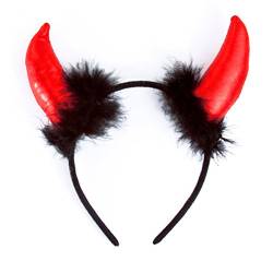 Oblique Unique® Haarreifen mit Teufel Hörner Ohren Fasching Karneval Halloween Party Kostüm von Oblique Unique