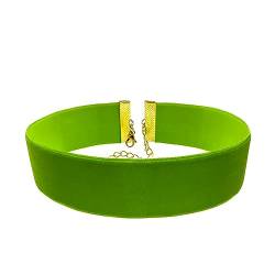 Oblique Unique® Halsband Halskette für Damen Mädchen Kette aus Samt Choker für JGA Junggesellinnenabschied Party (Grün) von Oblique Unique