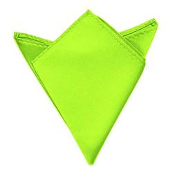 Oblique Unique Einstecktuch groß Kavalierstuch Tuch Taschentuch Polyester Business Hochzeit (Neon Grün) von Oblique Unique
