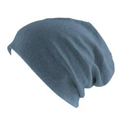 Oblique Unique Long Beanie XXL Mütze Slouch Trend Damen Herren (Blue Sand) von Oblique Unique