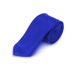 Oblique Unique schmale Krawatte, Farbe wählbar (Königsblau) von Oblique Unique