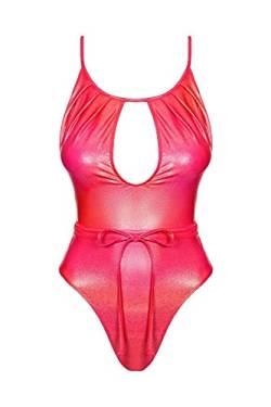 Obsessive Damen Maillot 1p Keissi Badehose, Rot, L von Obsessive