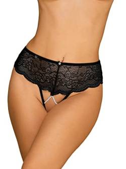 Obsessive Damen Pearlove Unterwäsche, Black, XL von Obsessive