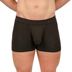 OBVIOUSLY EliteMan Boxershorts, 7,6 cm Bein, schwarz, Medium von Obviously