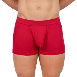 Obviously EliteMan Boxershorts, 7,6 cm Bein, Rot/Ausflug, einfarbig (Getaway Solids), X-Large von Obviously