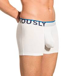 Obviously EveryMan – Boxershorts, 7,6 cm Beinlänge, Weiss/opulenter Garten, Medium von Obviously