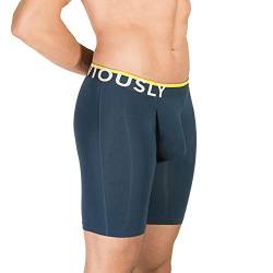 Obviously Nautische Marine EveryMan AnatoMAX Boxer Brief 9inch Bein - Mittelgroß von Obviously