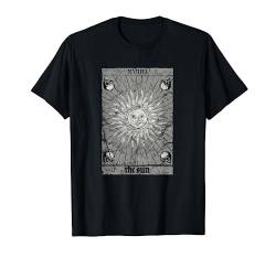 Occult The Sun Okkult Tarot Card Witchcraft Gothic Moon 666 T-Shirt von Occult Baphomet Tarot Card Satanic Devil