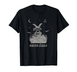 Satan Claus Occult Christmas Santa Tarot 666 Gothic Vintage T-Shirt von Occult Baphomet Tarot Card Satanic Devil