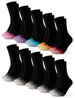 Occulto Damen Bunte Socken 10er Pack (Modell: Evelin) Mix1 35-38 von Occulto