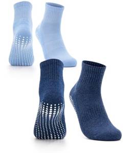 Occulto Damen Stoppersocken 2-4 Paar (Modell: Madeleine) 2 Paar|Navy,Blau 35-38 von Occulto