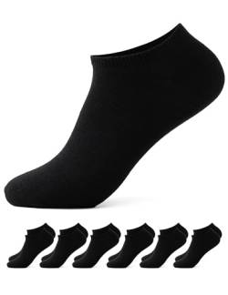 Occulto Herren Sneaker Socken 6-12er Pack (Modell: Christian) 6 X Schwarz 43-46 von Occulto