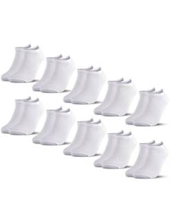 Occulto Jungen & Mädchen Sneaker Socken 10er Pack (Modell: Mikl) Weiß 23-26 von Occulto