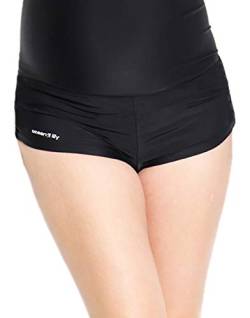 Oceanlily Umstands-Badehose mit hoher Taille, Bikinihose für Damen - Schwarz - XX-Large von Oceanlily