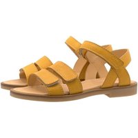 Ocra Ocra Sandalen Mädchen Leder pflanz. geg. Klett Gelb Sandalette von Ocra