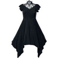 Ocultica - Gothic Kleid knielang - Gothic Kleid - S bis 4XL - für Damen - Größe L - schwarz von Ocultica