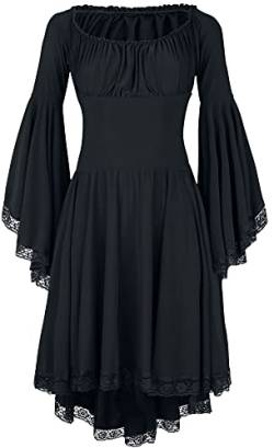 Ocultica Jerseykleid Frauen Mittellanges Kleid schwarz 3XL von Ocultica