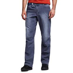 Ocun Hurrikan Jeans Boulderhose Middle Blue,M von Ocun