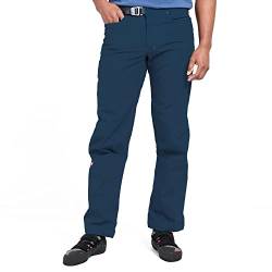 Ocun M Honk Pants Blau - Komfortable robuste Herren Kletterhose, Größe M - Farbe Blue Opal von Ocun