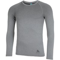 Odlo BL Top Crew Neck Performance Light Eco Lauftop Herren in grau, Größe: M von Odlo