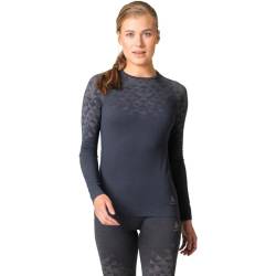 Odlo Damen Kinship 200 Longsleeve, India Ink Melange, M von Odlo