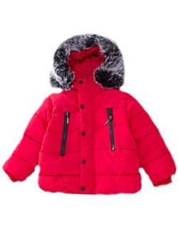 Odziezet Baby Daunenjacke Jungen Winterjacke mit Pelzkragen warm Mädchen Daunenmantel Trenchcoat Dick 1-6 Jahre alt … von Odziezet